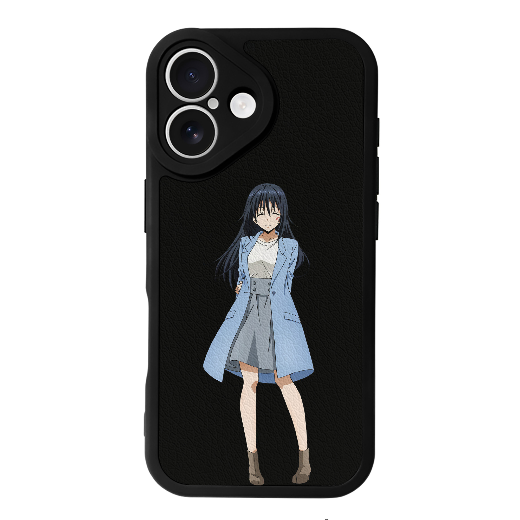 （画像用） 転スラ Regarding Reincarnated to Slime 【iPhone 16シリーズ対応】シリコンスマホケース（レザー調） 材質：シリコン